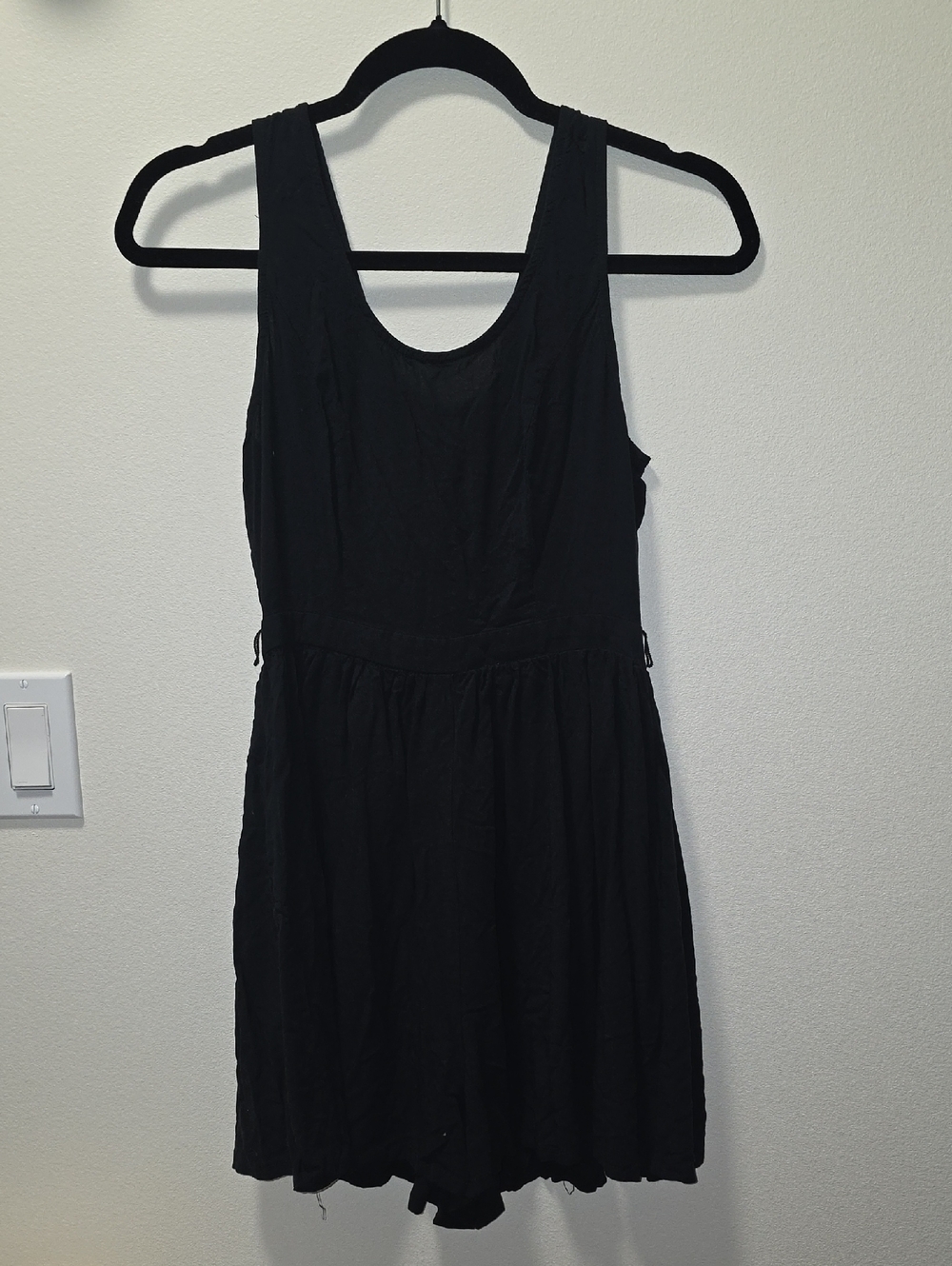 Modcloth Black Sleeveless Scoop Neck Dress